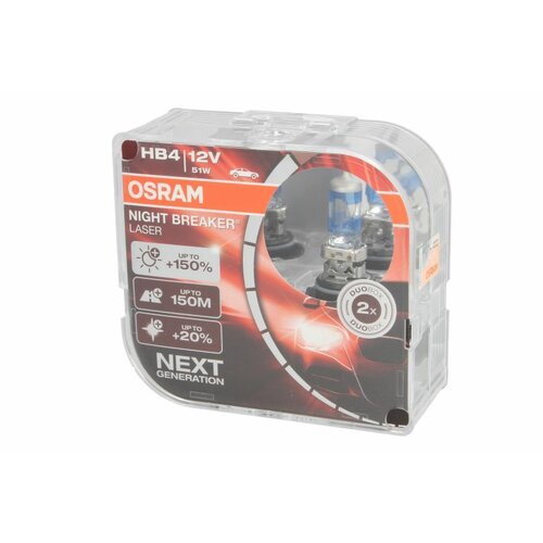 Żarówka Osram NIGHT BREAKER LASER HB4 OSR9006 NL-HCB 2 szt.