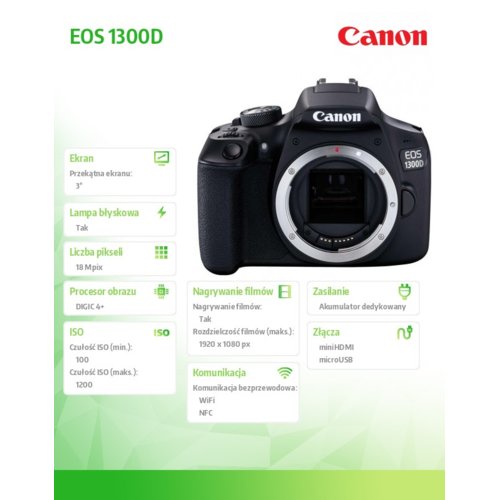 Canon EOS 1300D 18-55 IS II 1160C025AA
