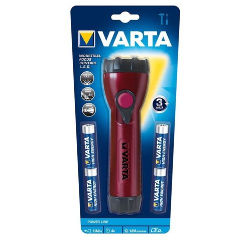 Varta Latarka LED Industrial Focus Control 3W (+4xAA) 120lm