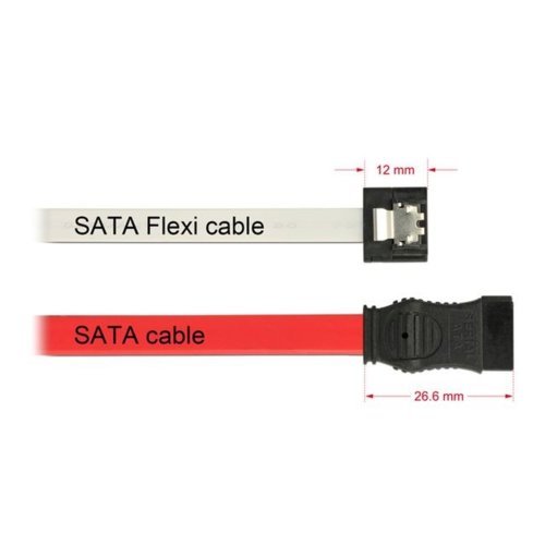 Kabel SATA Delock DATA III 0.1m Flexi Delock