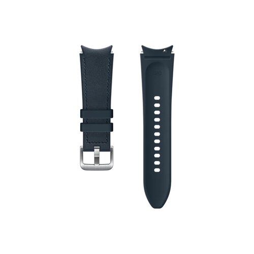 Pasek skórzany Samsung Hybrid Leather do Galaxy Watch4 20mm S/M Granatowy