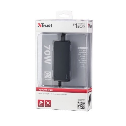 Trust 70W Primo Laptop Charger - black