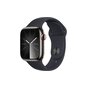 Smartwatch Apple Watch Series 9 GPS + Cellular stal nierdzewna mocny grafit 41 mm + opaska sportowa północ S/M