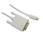 Qoltec Kabel DisplayPort Alternate mode | USB 3.1 typC męski / DVI     męski | 4Kx2K | 1m