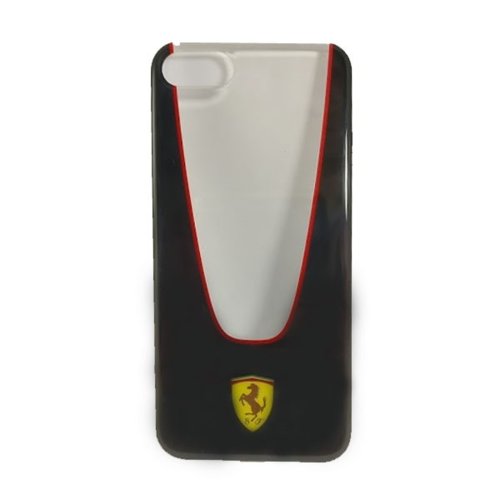 Ferrari Etui FEAPHCP7BK hardcase iPhone 7 transparent/czarny