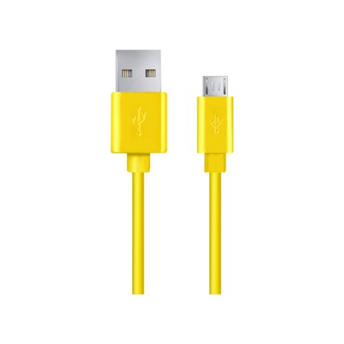 Kabel USB ESPERANZA Micro USB 2.0 A-B M/M 1,8m | żółty
