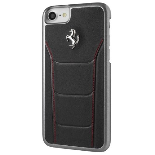 Ferrari Etui FESEHCP7BKR hardcase iPhone 7 czarny/czerwony 488 stiching