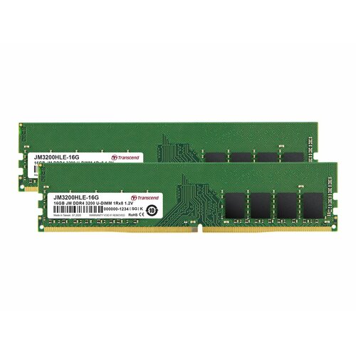 Pamięć RAM Transcend JM3200HLE-32GK 32GB KIT JM DDR4 3200Mhz U-DIM