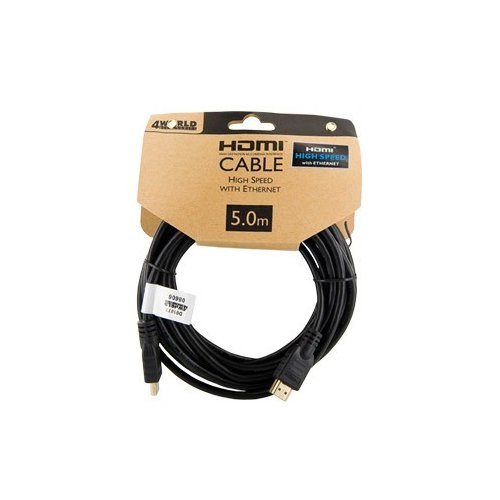 4World Kabel HDMI|High Speed z Ethernetem|5m