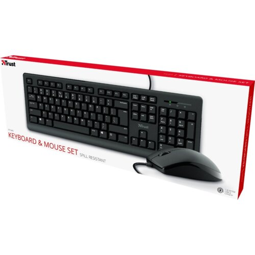 TRUST PRIMO KEYBOARD AND MOUSE SET US