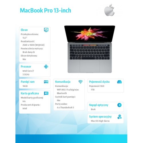 Apple MacBook Pro MPXW2ZE/A/P2/R1/D1