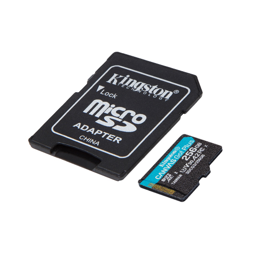 Karta pamięci Kingston microSDXC Canvas Go Plus 256GB + adapter