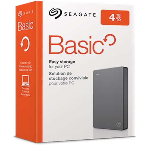 Dysk Seagate Basic 4TB szary