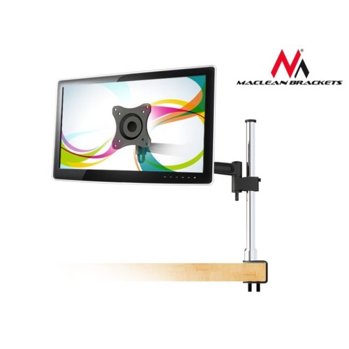 Maclean Uchwyt biurkowy do monitora LCD MC-628 13"-27" 15kg vesa 75 i 100