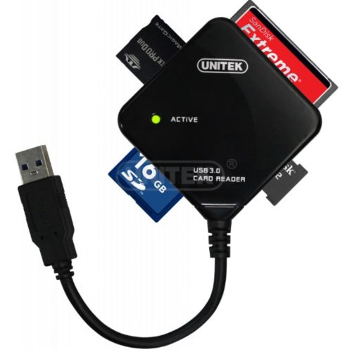 Unitek CZYTNIK KART PAMIĘCI USB 3.0; ALL IN 1;  Y-3201