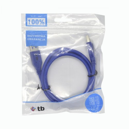 TB Kabel USB 3.0 AM-AM 1m. niebieski