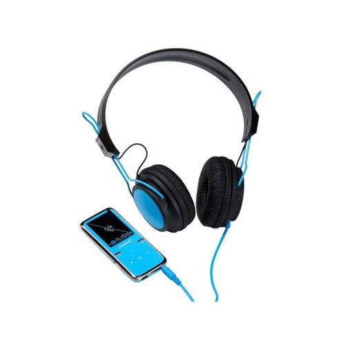 Odtwarzacz MP4 Intenso 8GB Scooter LCD1.8" niebieski + słuchawki
