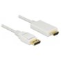 Kabel adapter Delock DisplayPort v1.2A - HDMI M/M 2m 4K biały