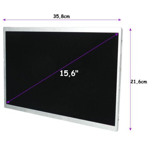 Matryca LCD Qoltec 15.6"(CCFL) 1366*768 GLOSSY Slim