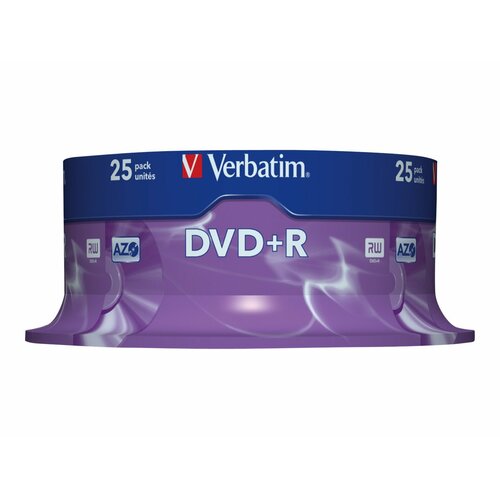 DVD+R Verbatim 4,7GB 16x 25szt. spindle AZO
