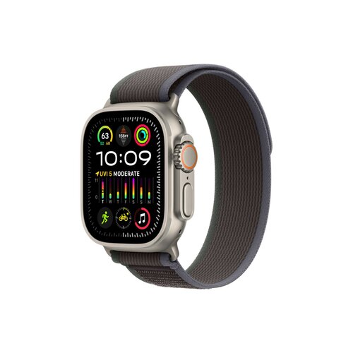 Smartwatch Apple Watch Ultra 2 GPS + Cellular koperta tytanowa 49mm + opaska Trail niebieski/czarny M/L