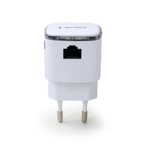 Gembird Wzmacnicz Repeater WiFi bezprzewodowy/biały