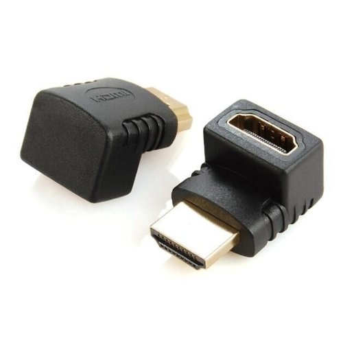 Adapter Gembird HDMI(F) - HDMI(M) kątowy 270" prawo