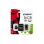 Karta pamięci Kingston Micro SDHC 16GB Class 10 + czytnik USB2.0 + SD Adapter MBLY10G2/16GB