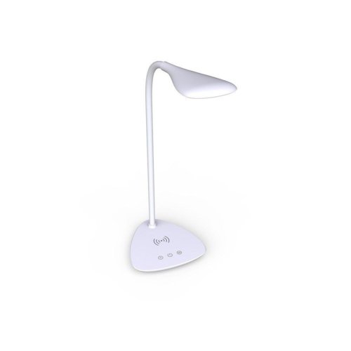 Lampka biurkowa LED Techly I-LAMP-DSK6, z ładowarką indukcyjną QI, 40 diod