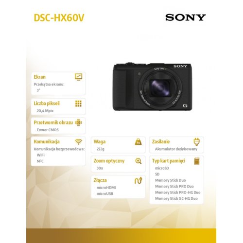 Sony DSC-HX60V black
