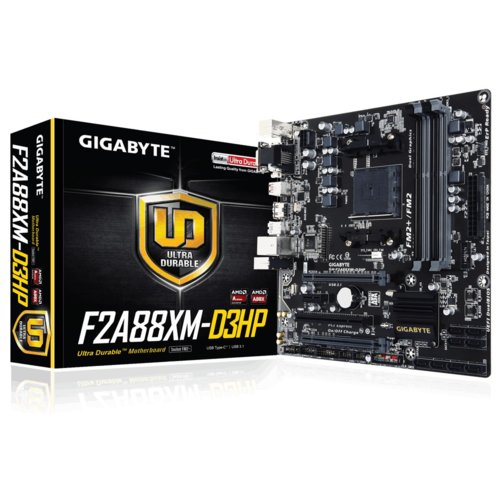 Gigabyte GA-F2A88XM-D3HP FM2+ AMD A88X 4DDR3 USB3 uATX