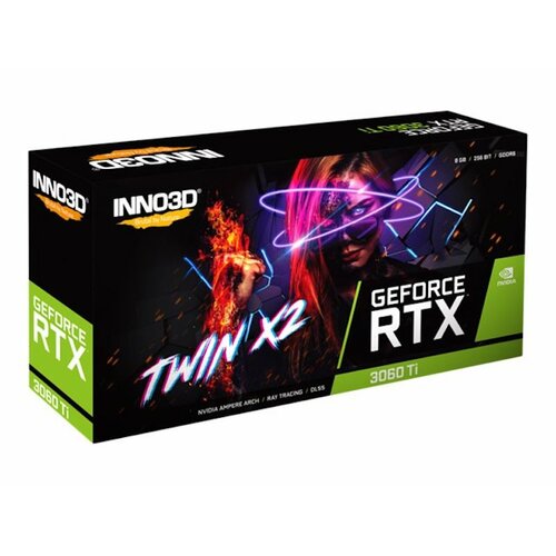 Karta graficzna INNO3D GeForce RTX 3060 Ti Twin X2 LHR 8 GB