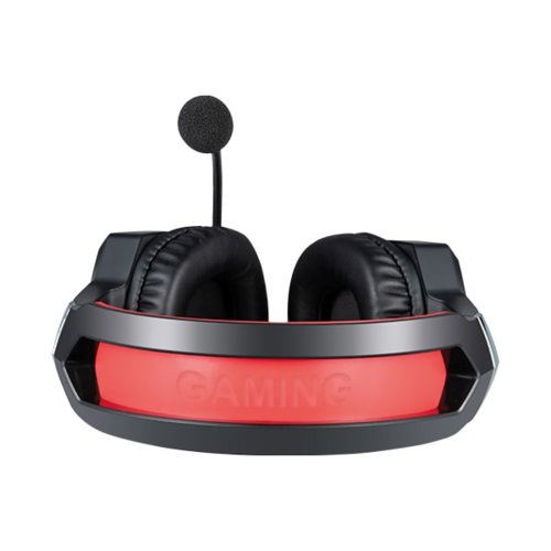 Słuchawki z mikrofonem SAVIO FORGE Stereo Gaming Jack 3.5mm + USB Czarno-czerwone