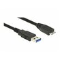 Kabel USB Micro AM-BM 3.0 Delock 0.5M czarny
