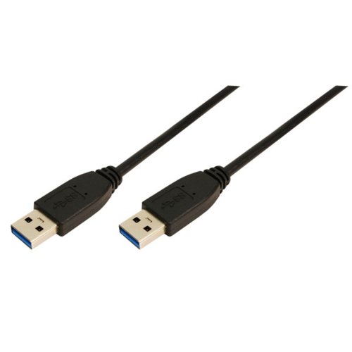 Kabel USB 3.0 LogiLink CU0038 A/A męski 1m