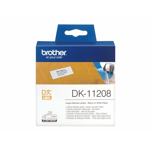 Brother Etyk.papierowe DK11208 (38x90mm)400 szt.