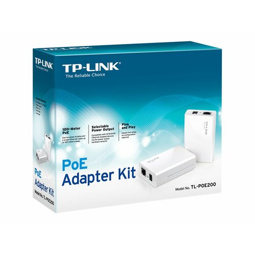 TP-Link Adapter 1 Injector and 1 Splitter PoE kit