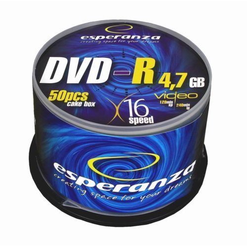 DVD-R ESPERANZA 16x 4,7GB (Cake 50)