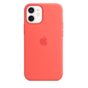 Etui iPhone 12 mini Silikonowe z funkcją MagSafe Różowy cytrus