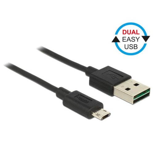 Kabel USB Delock micro AM-BM USB 2.0 Easy-USB 1m