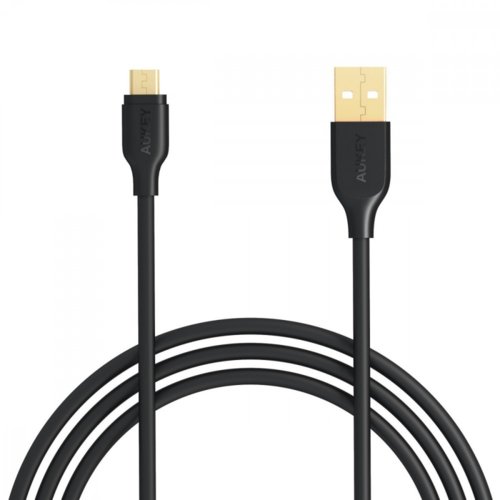 AUKEY CB-MD2 Black szybki kabel Quick Charge micro USB-USB | 2m | 5A | 480 Mbps
