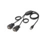 Digitus Kabel adapter USB 2.0 do 2xRS232 (COM) (Chipset: FTDI / FT2232H)