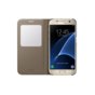 Etui Samsung S View Cover do Galaxy S7 Gold EF-CG930PFEGWW