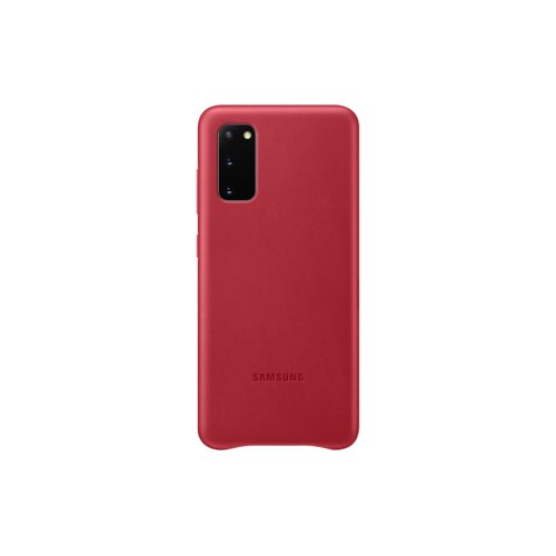 Etui Samsung Leather Cover Red do Galaxy S20 EF-VG980LREGEU