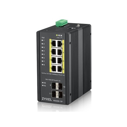 Zyxel Switch Managed PoE 12port RGS200-12P