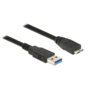 Kabel USB Micro AM-BM 3.0 Delock 2M czarny