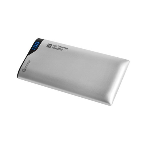 Power Bank Natec Extreme Media QC-100 silver Qualcomm Quick Charge 3.0 (10000 mAh) 