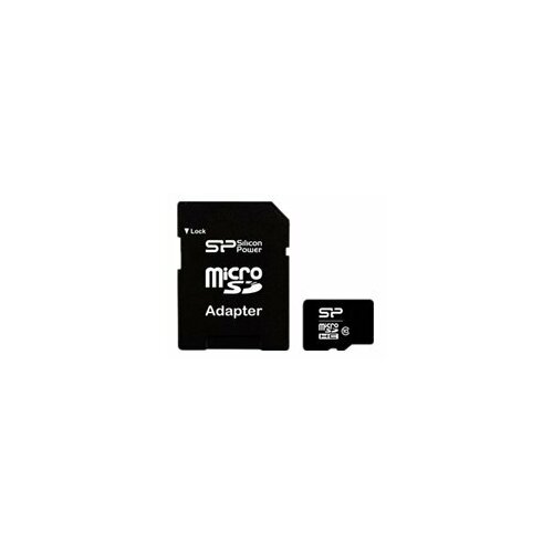 Karta pamięci MicroSDHC Silicon Power 8GB Class 10 + adapter