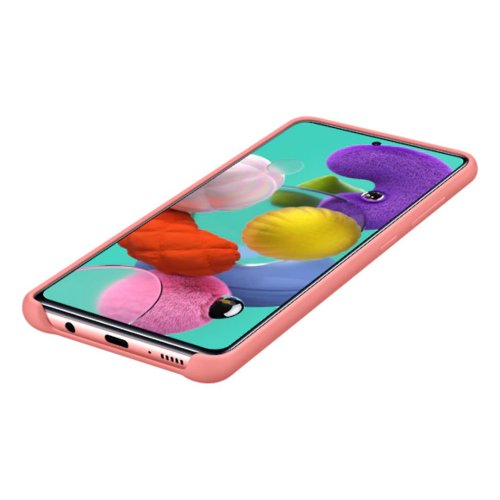 Etui Samsung Silicone Cover do Galaxy A51 Różowy