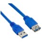 LANBERG Przedłużacz kabla USB 3.0 AM-AF niebieski 1.8M